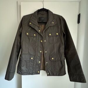 J. Crew Olive Barn Jacket